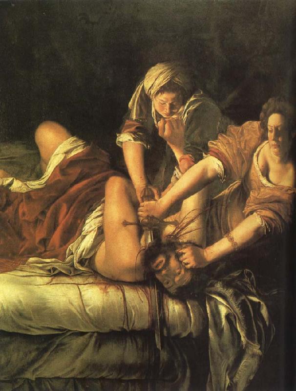 Artemisia gentileschi Judith and Holofernes oil painting image